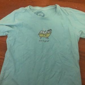 life is good graphic tee